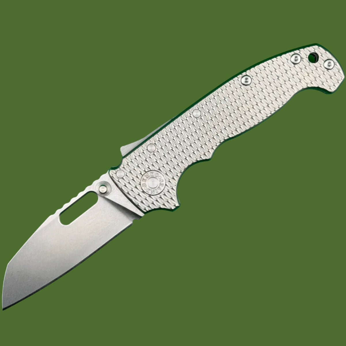 Demko AD20I Slim Shark Foot Textured Titanium