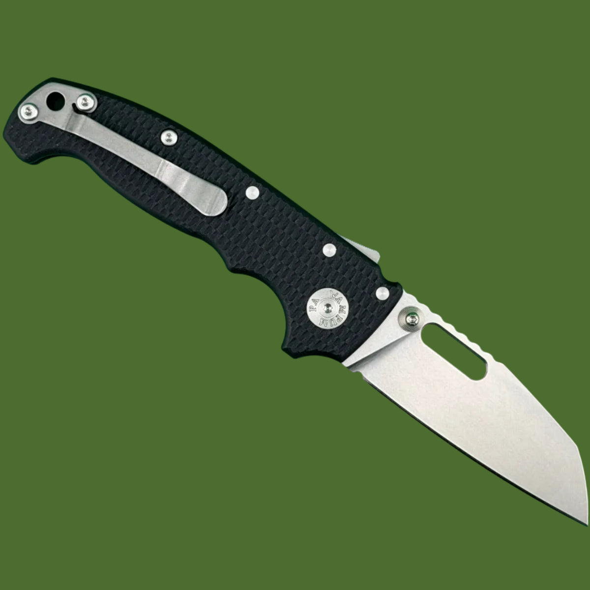 Demko AD20I Slim Shark Foot Textured Black G-10