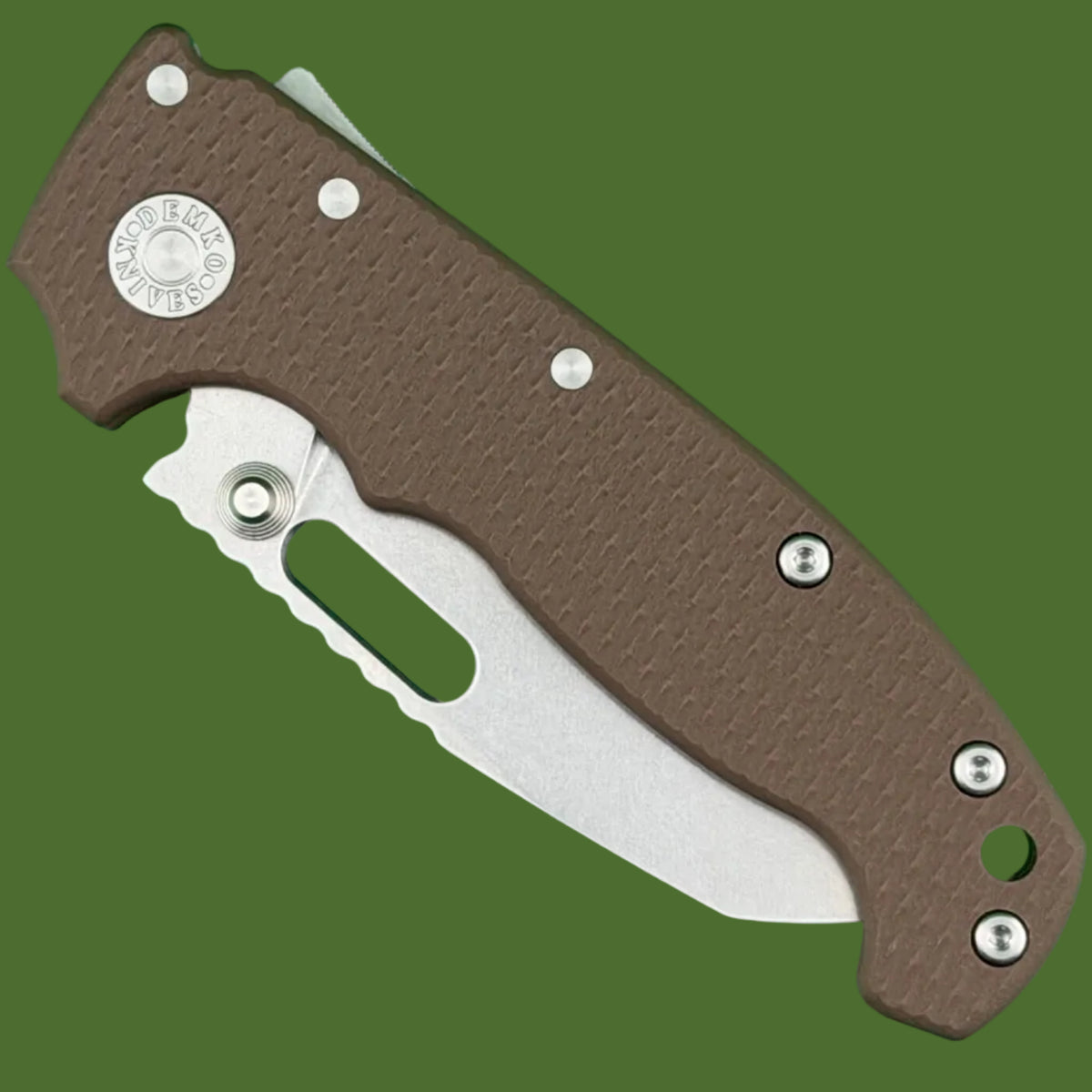 Demko AD20I Slim Shark Foot Textured Earth G-10