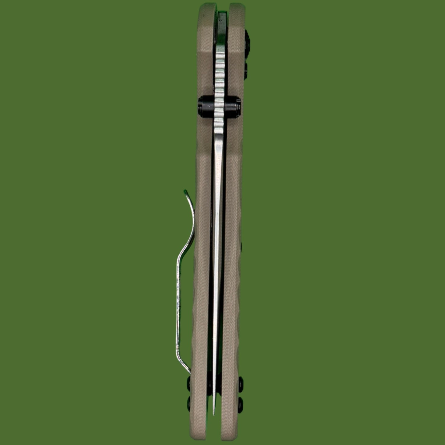 *Pre-Owned* Hogue Deka Clip Point Tan G-10 Magnacut