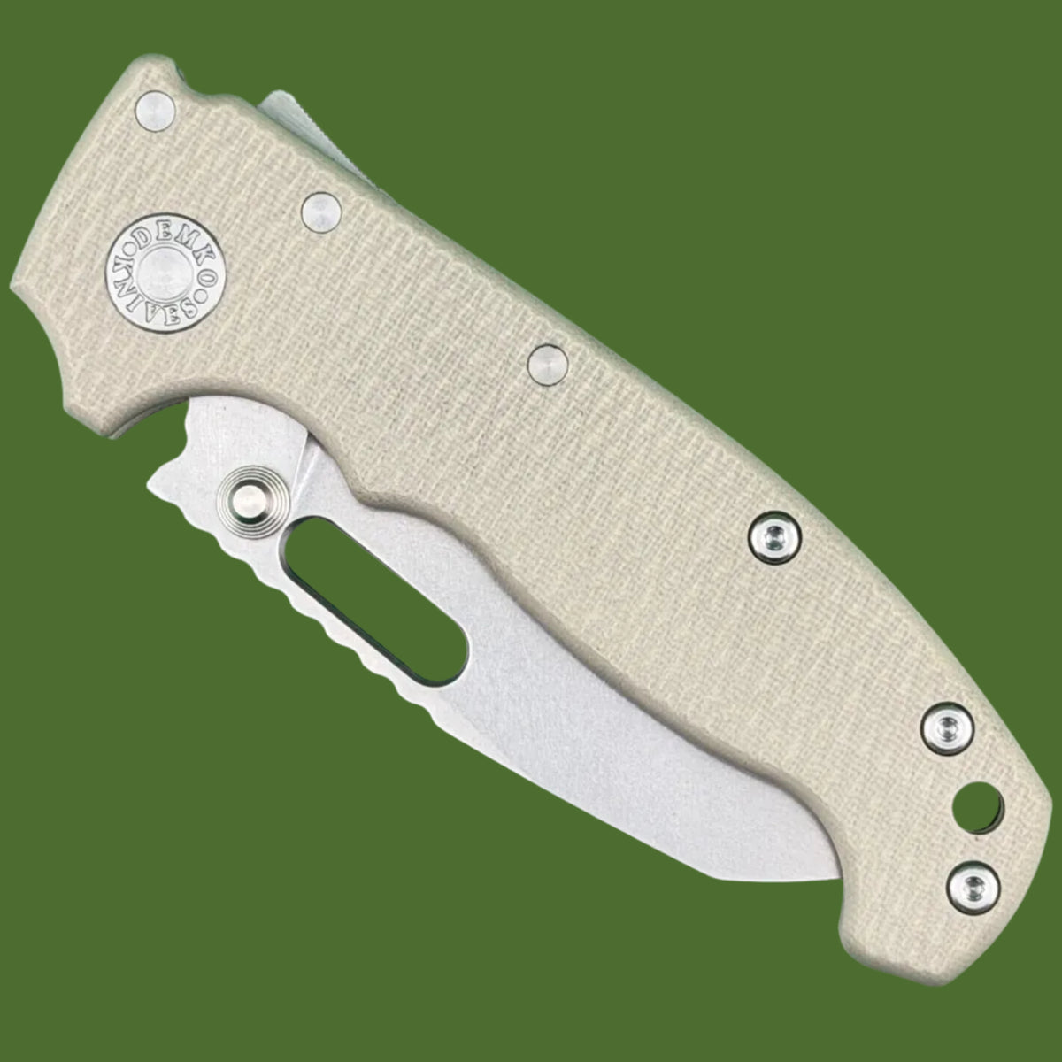 Demko AD20I Slim Shark Foot Textured Tan G-10