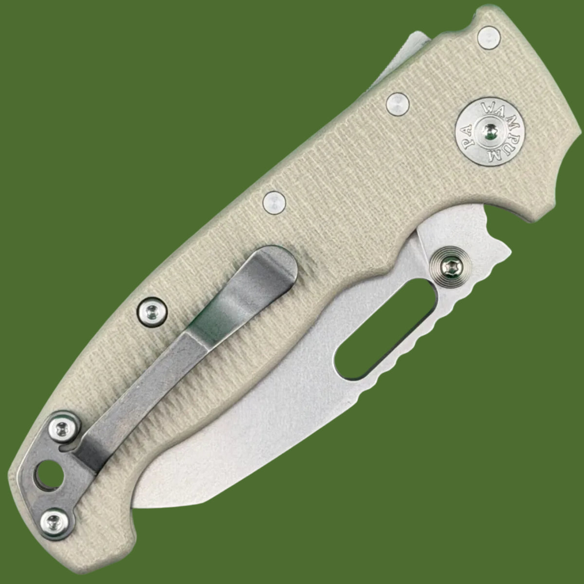 Demko AD20I Slim Shark Foot Textured Tan G-10