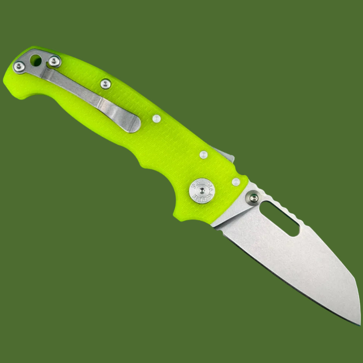 Demko AD20I Slim Shark Foot Textured DayGlow G-10