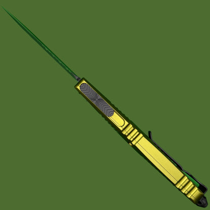 *Pre-Owned* Combat Troodon D/E OD Green Partial Serrated 142-2OD