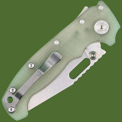 Demko AD20I Slim Clip Point Textured Natural G-10