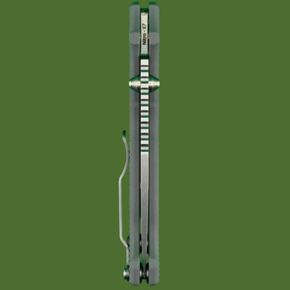 Demko AD20I Slim Clip Point Textured Grey G-10