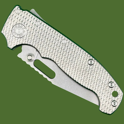 Demko AD20I Slim Clip Point Textured Titanium