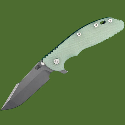 Hinderer XM-24 Harpoon Spanto Battle Blue Translucent G-10