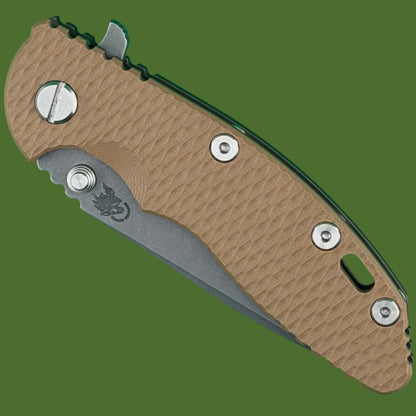 Hinderer XM-18 3.25” Spanto Battle Bronze Coyote G-10