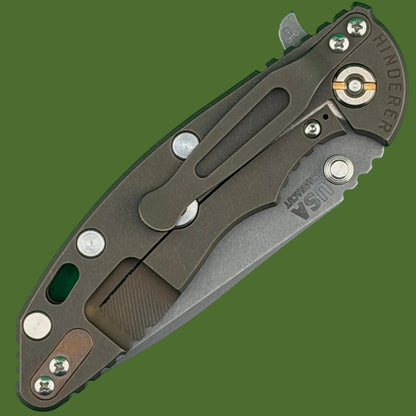 Hinderer XM-18 3.25” Spanto Battle Bronze Coyote G-10