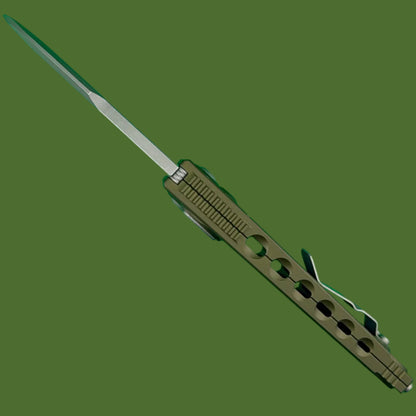 Microtech Hawk Auto OD Green Apocalyptic Standard 166-10APOD
