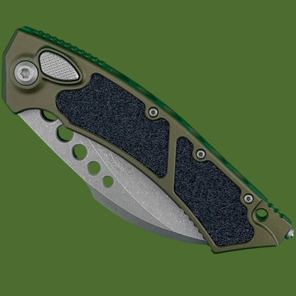 Microtech Hawk Auto OD Green Apocalyptic Standard 166-10APOD