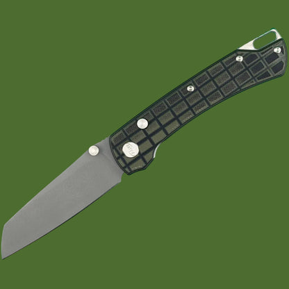 ABW Model 3 Button Lock OD Green/Black Frag G-10