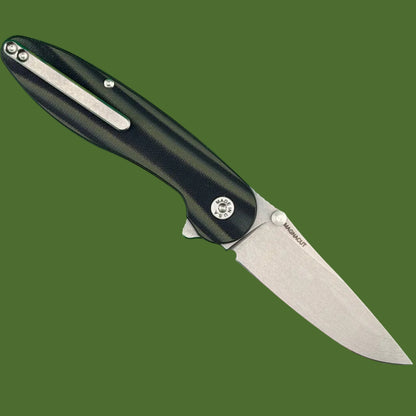 ABW Model 1 V7 Flipper+Thumb Stud Green/Black G-10