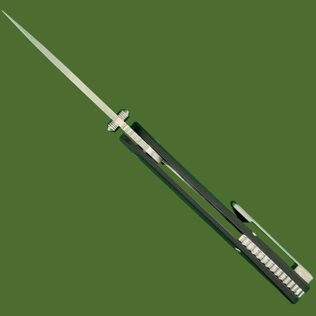 ABW Model 1 V7 Flipper+Thumb Stud Green/Black G-10