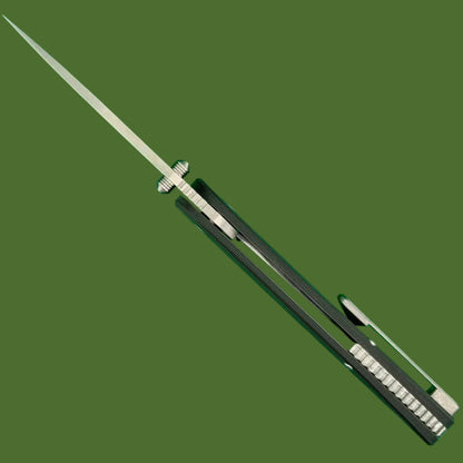 ABW Model 1 V7 Flipper+Thumb Stud Green/Black G-10