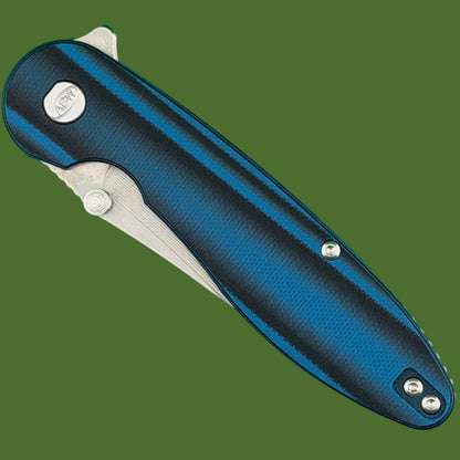 ABW Model 1 V7 Flipper+Thumb Stud Blue/Black G-10