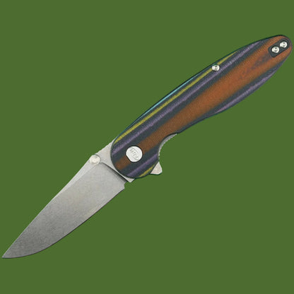 ABW Model 1 V7 Flipper+Thumb Stud Purple/Yellow/Blue/Black/Orange G-10