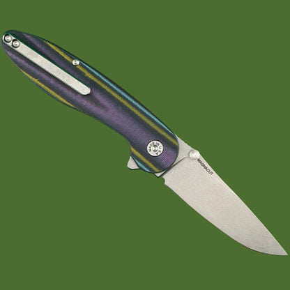 ABW Model 1 V7 Flipper+Thumb Stud Purple/Yellow/Blue/Black/Orange G-10