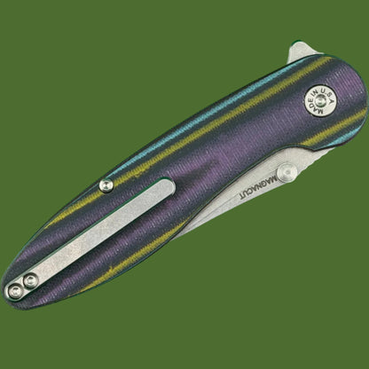 ABW Model 1 V7 Flipper+Thumb Stud Purple/Yellow/Blue/Black/Orange G-10