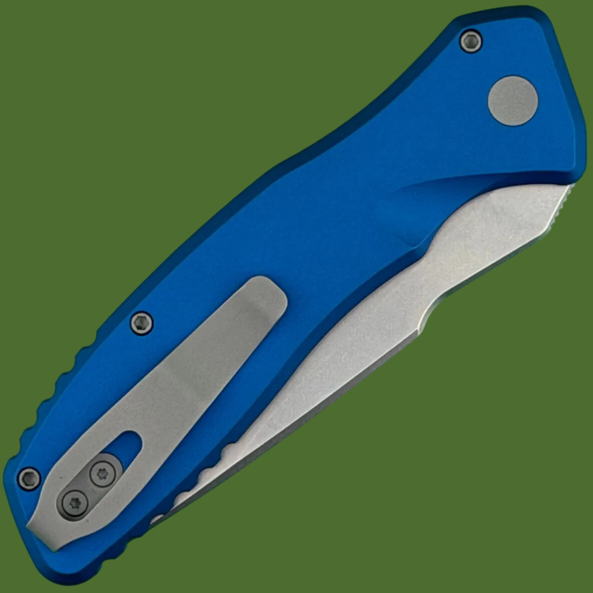 Protech Spartan Pallas Auto Blue/Stonewash SB1101-BLUE