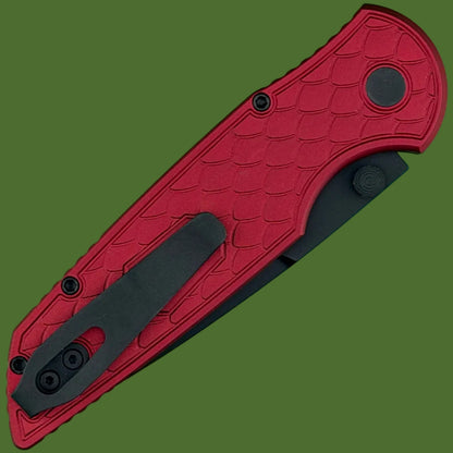 Protech TR-3 Integrity Red Reptile Texture DLC Blade INT1106-REPTILERED