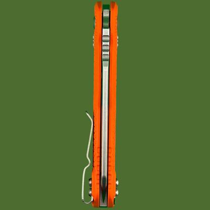Microtech MSI S/E Tri-Grip Polymer Orange Stonewash Standard 210T-10PMOR