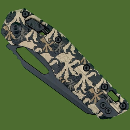 Microtech MSI S/E Tri-Grip Polymer Claw Camo Partial Serrated 210T-2PMCWC-Z4