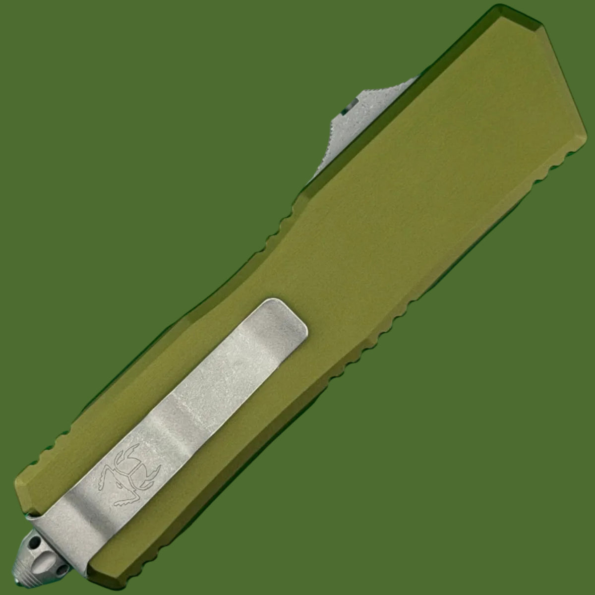 Microtech Scarab II Executive S/E Gen III OD Green Apocalyptic Standard 1176-10APOD