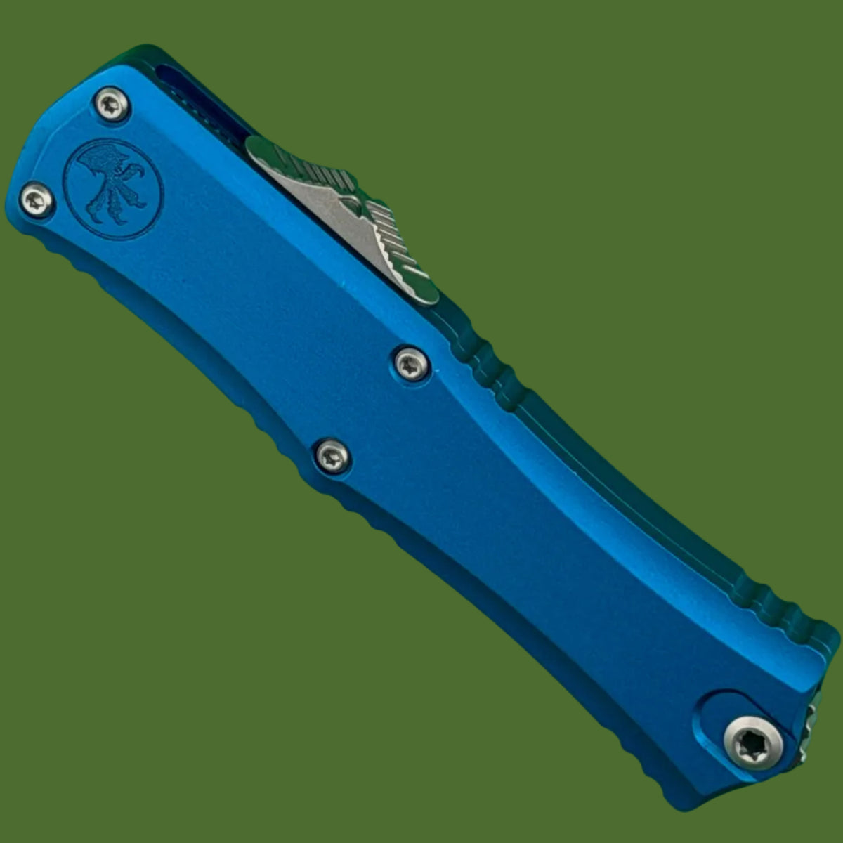 Microtech Hera II Mini Bayonet Blue Stonewash Standard 1701M-10BL