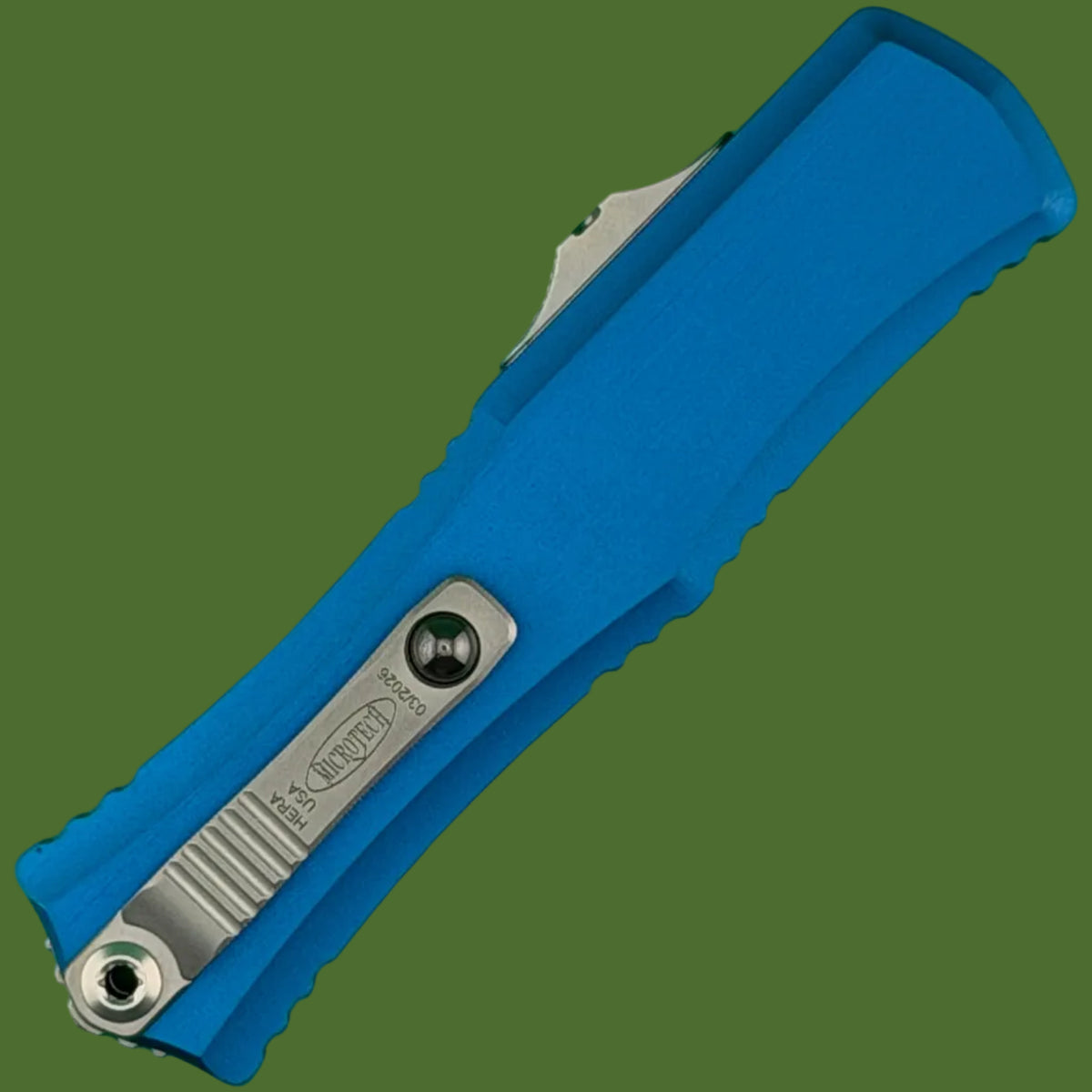 Microtech Hera II Mini Bayonet Blue Stonewash Standard 1701M-10BL