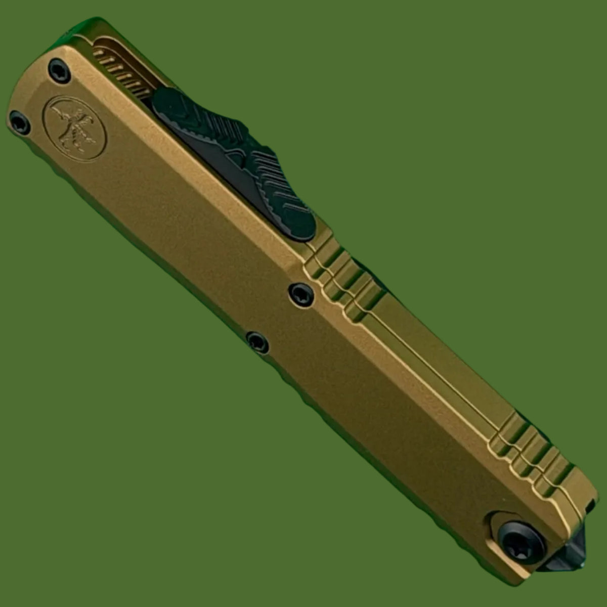 Microtech UTX-70 Gen IV Hellhound Signature Series Tan Standard 14194-1TAS