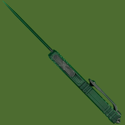 Microtech UTX-70 D/E Gen IV Signature Series Green X-51 Standard 11474-1GRX51S