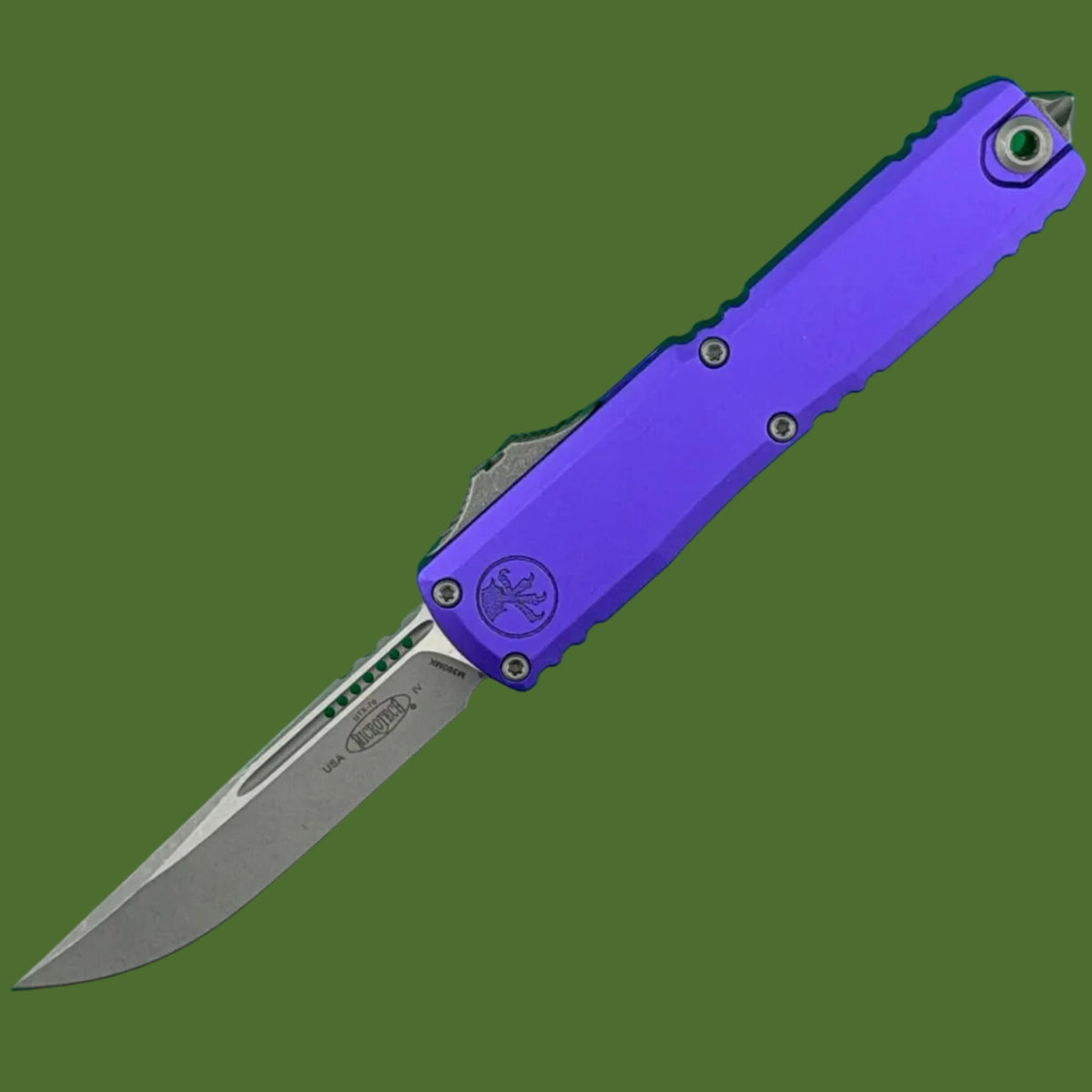 Microtech UTX-70 S/E Gen IV Purple Apocalyptic Standard 11484-10APPU