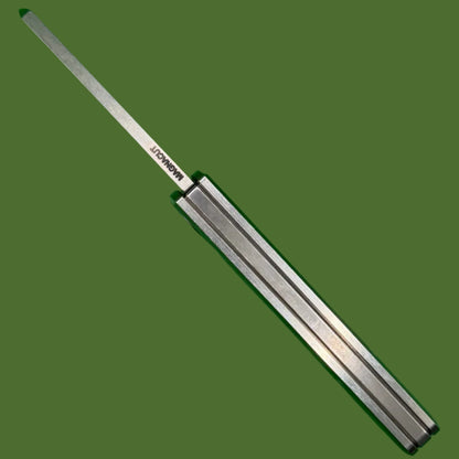 American Blade Works Slip Joint Straight Line Pattern (Titanium)