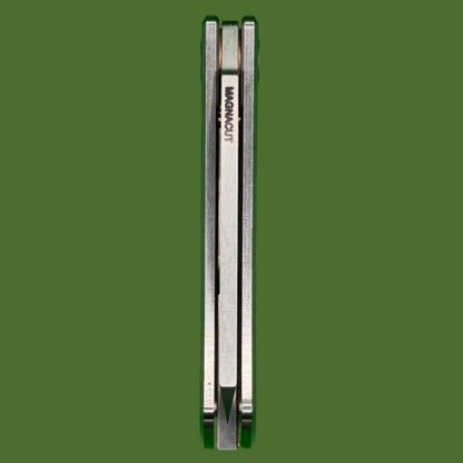 American Blade Works Slip Joint Straight Line Pattern (Titanium)