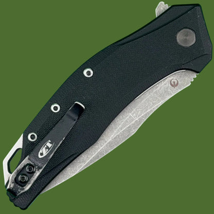 *Pre-Owned* ZT0357 Assisted Opening Liner Lock Black G-10
