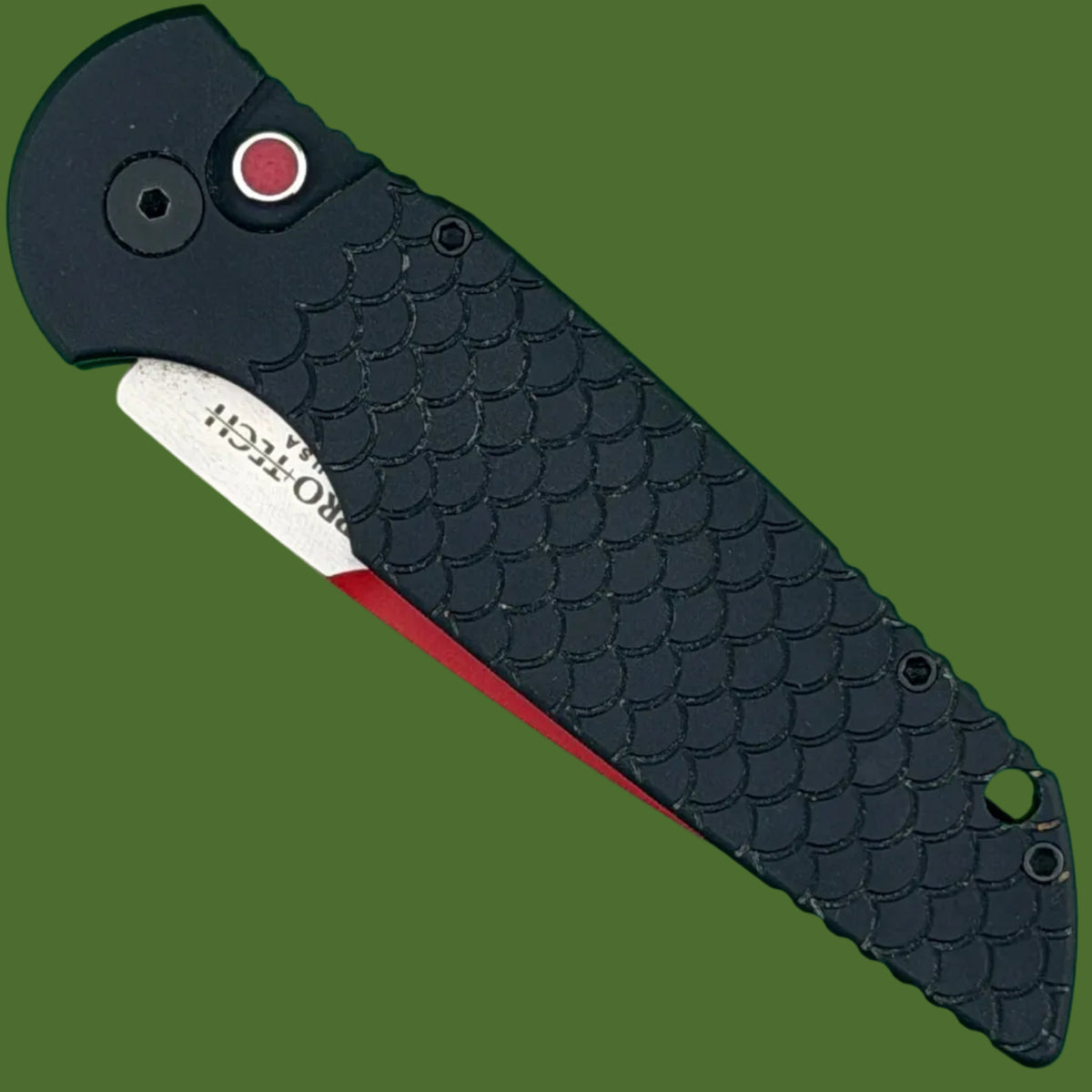 *Pre-Owned* Protech TR-3 Auto Red Blade