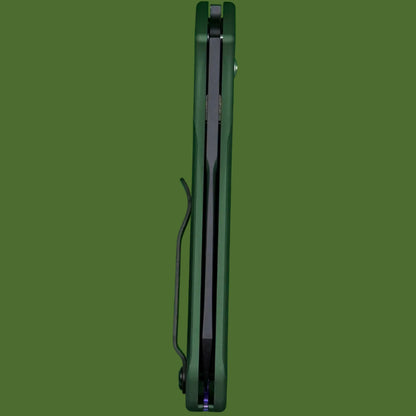 Benchmade Osborne 9400BK Auto (Green Aluminum, Black Blade)