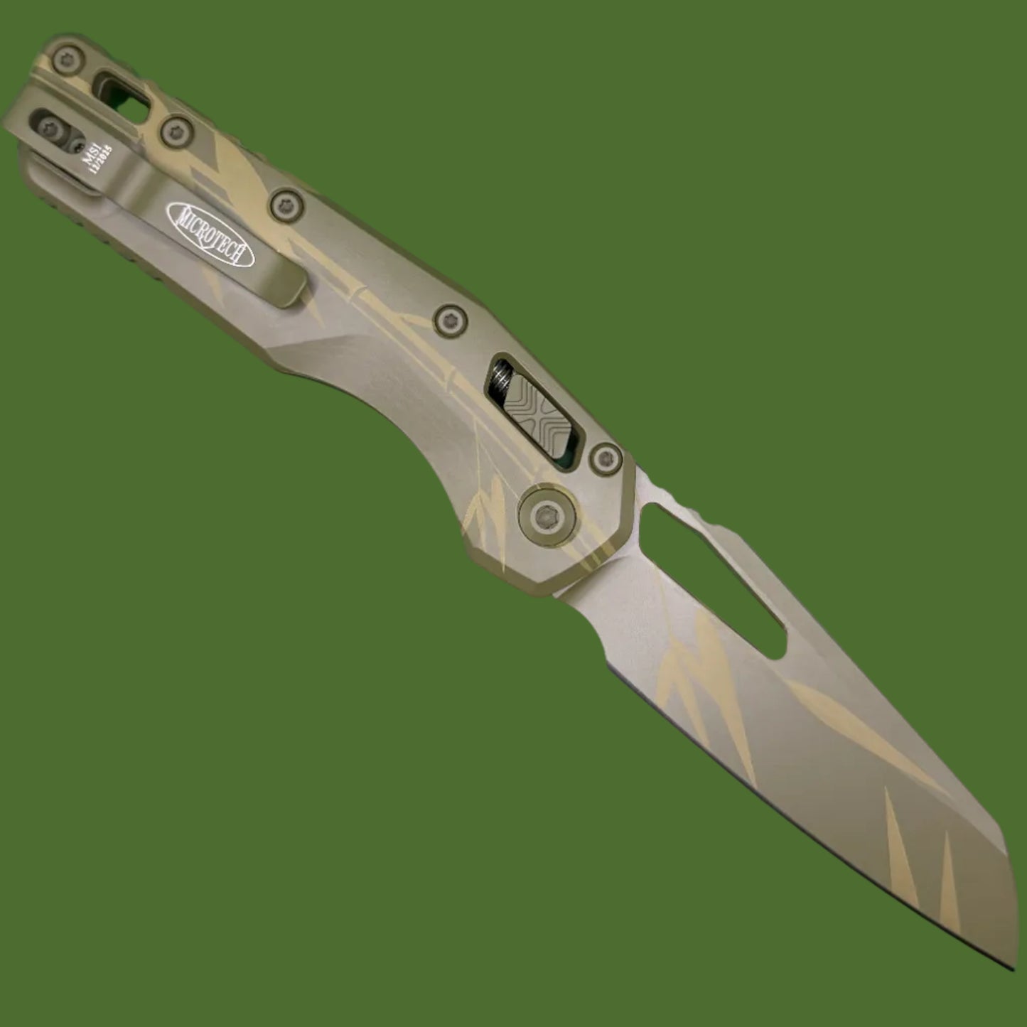 Microtech MSI S/E Aluminum Bamboo Cerakote Standard 210-1CAM