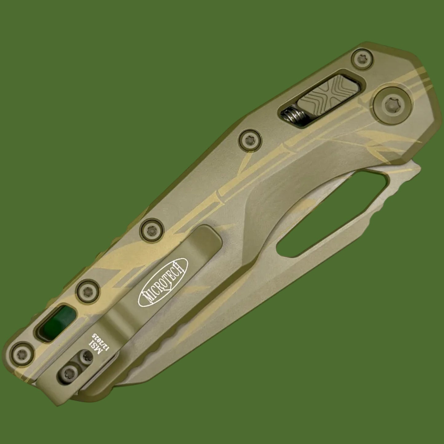 Microtech MSI S/E Aluminum Bamboo Cerakote Standard 210-1CAM