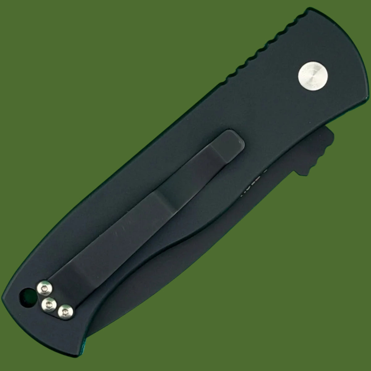 *Pre-Owned* Protech Emerson CQC-7 Auto Unique Micarta MOP Button