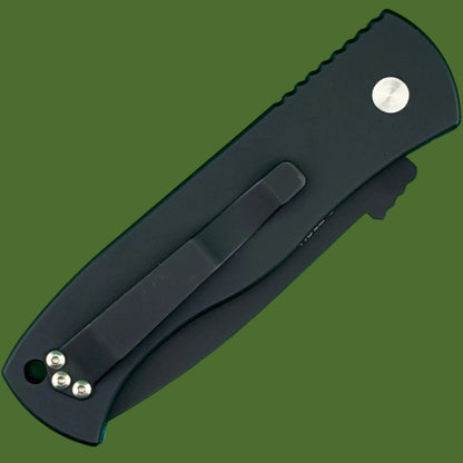 *Pre-Owned* Protech Emerson CQC-7 Auto Unique Micarta MOP Button