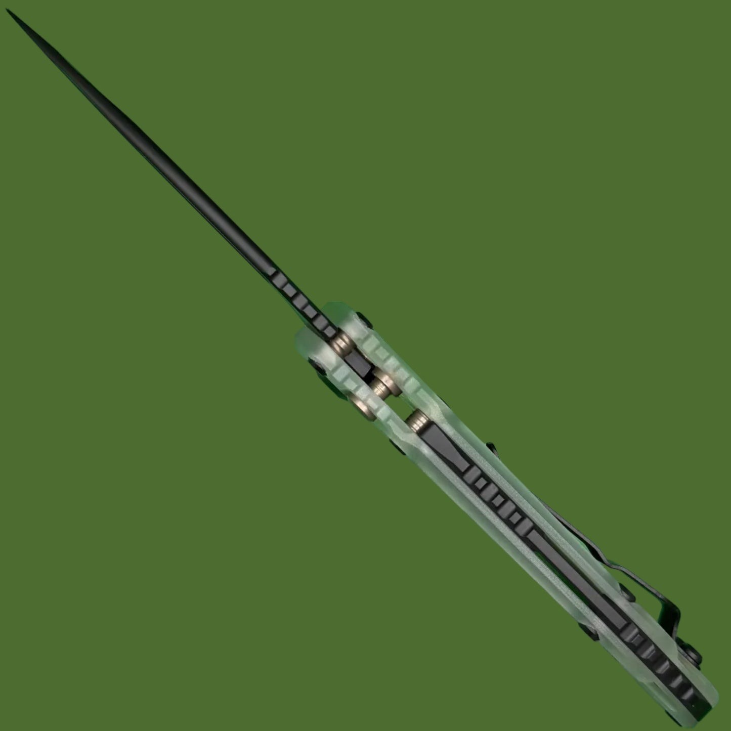 Microtech LUDT S/E Gen III Signature Series G-10 Jade Green Standard