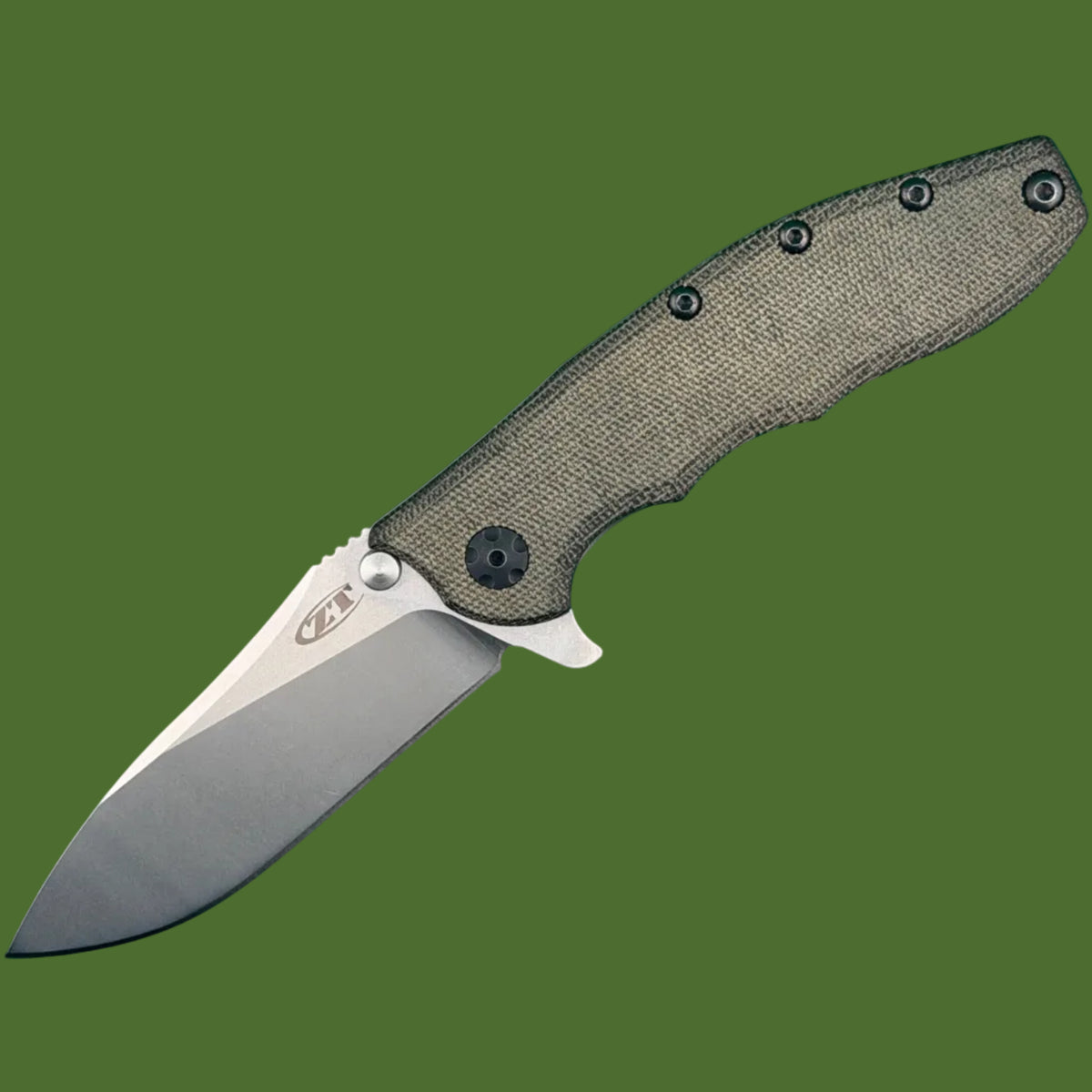 *Pre-Owned* ZT Hinderer 0562 Magnacut/Micarta Flipper