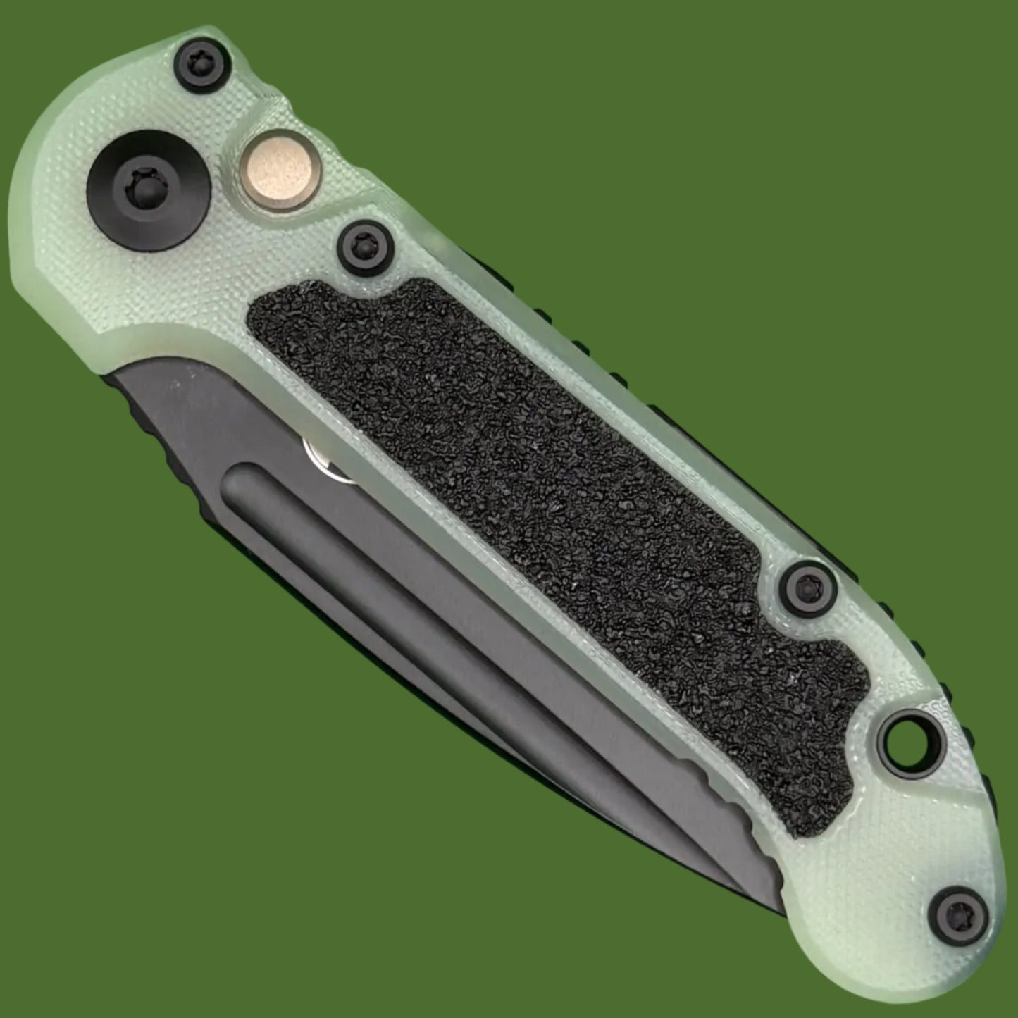 Microtech LUDT S/E Gen III Signature Series G-10 Jade Green Standard