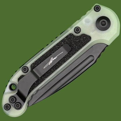 Microtech LUDT S/E Gen III Signature Series G-10 Jade Green Standard