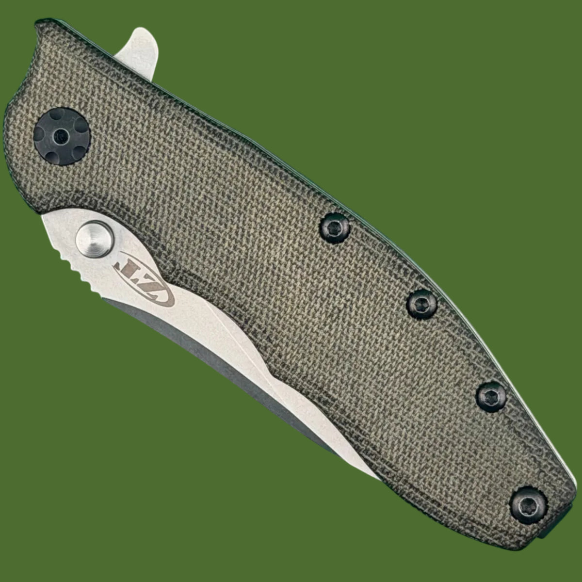 *Pre-Owned* ZT Hinderer 0562 Magnacut/Micarta Flipper