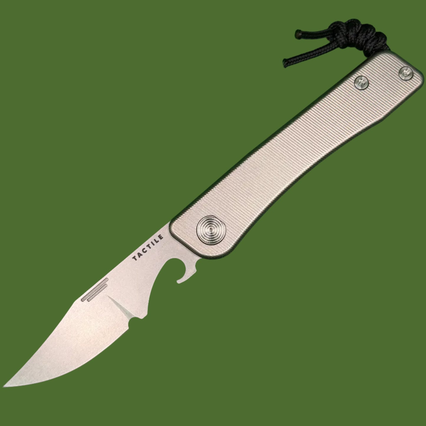 Tactile Bexar Bottle Opener Slipjoint (Titanium)