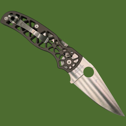 Spyderco Edgerati Skeletonized Compression Lock (Grey Aluminum)